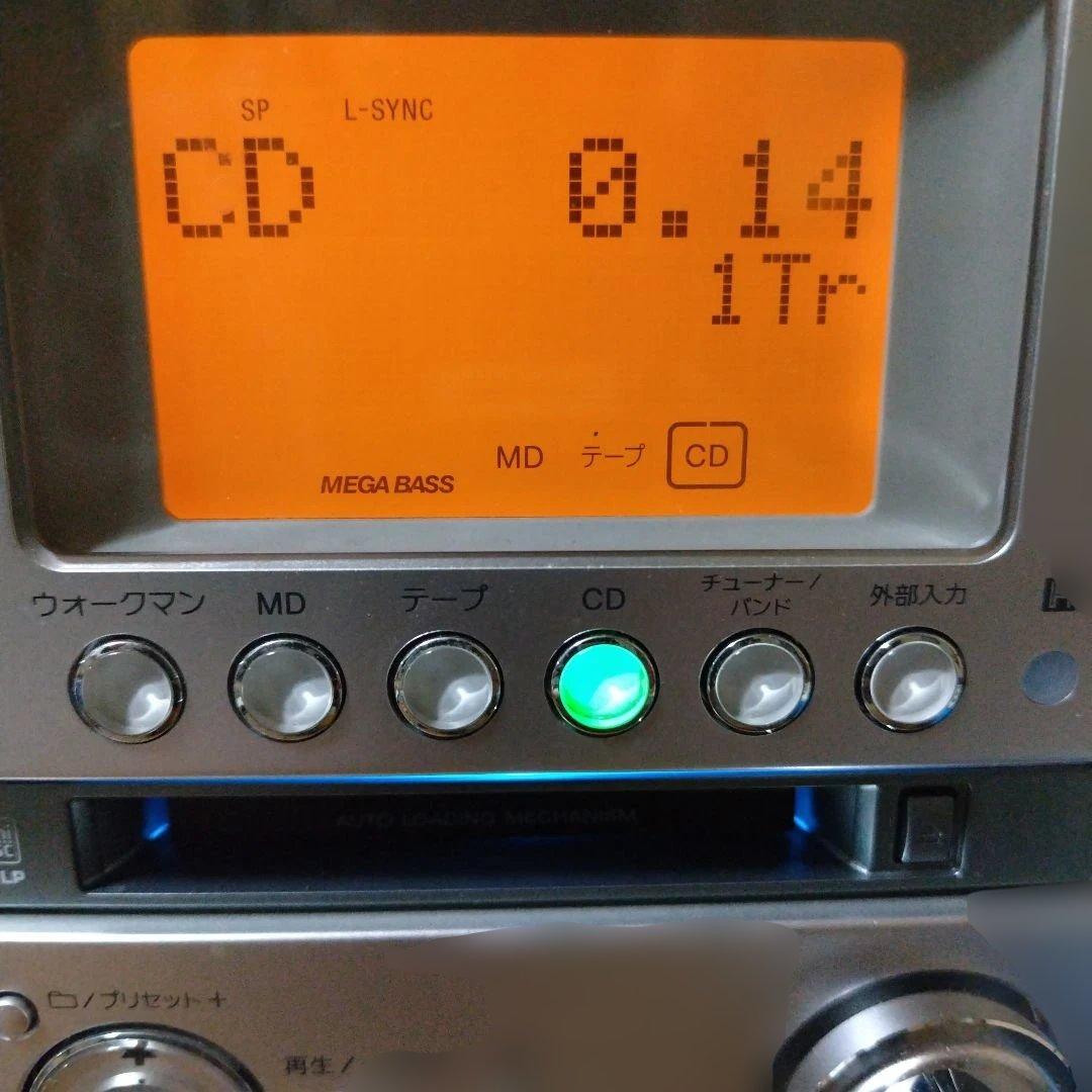 SONY ソニー　CMT-M35WM（ HCD-M35WM）ミニコンポ シルバー