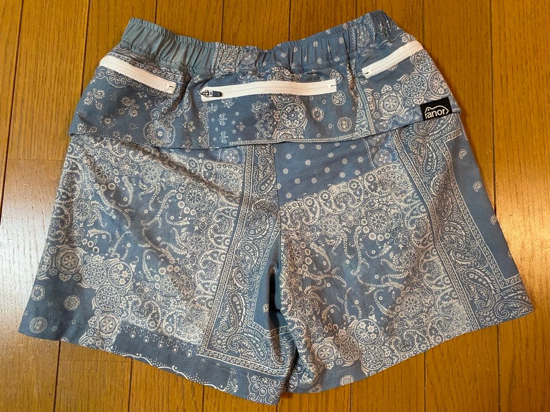 ranor ラナー バンダナ柄ノースリーブ ランニングパンツ ランスカ3点セット