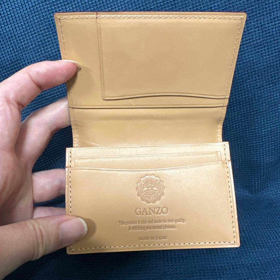 【美品】ガンゾ GANZO 名刺入れ カードケース