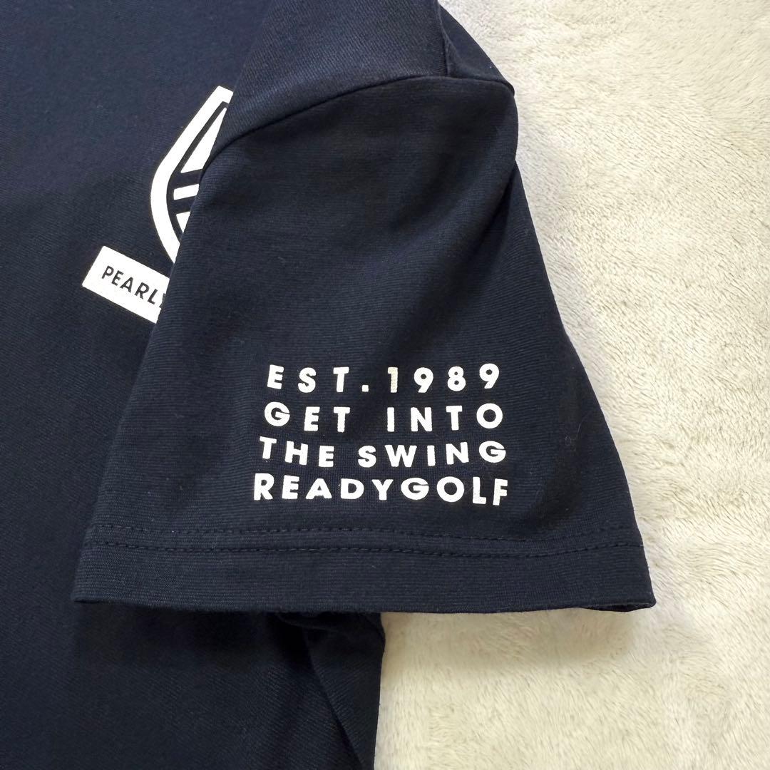 美品‼️PEARLY GATES モックネックワンピース背面ラインロゴ 0 日本製