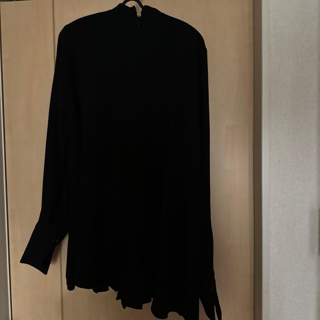 ADORE アドーア　シアープリーツ　ブラウス　黒