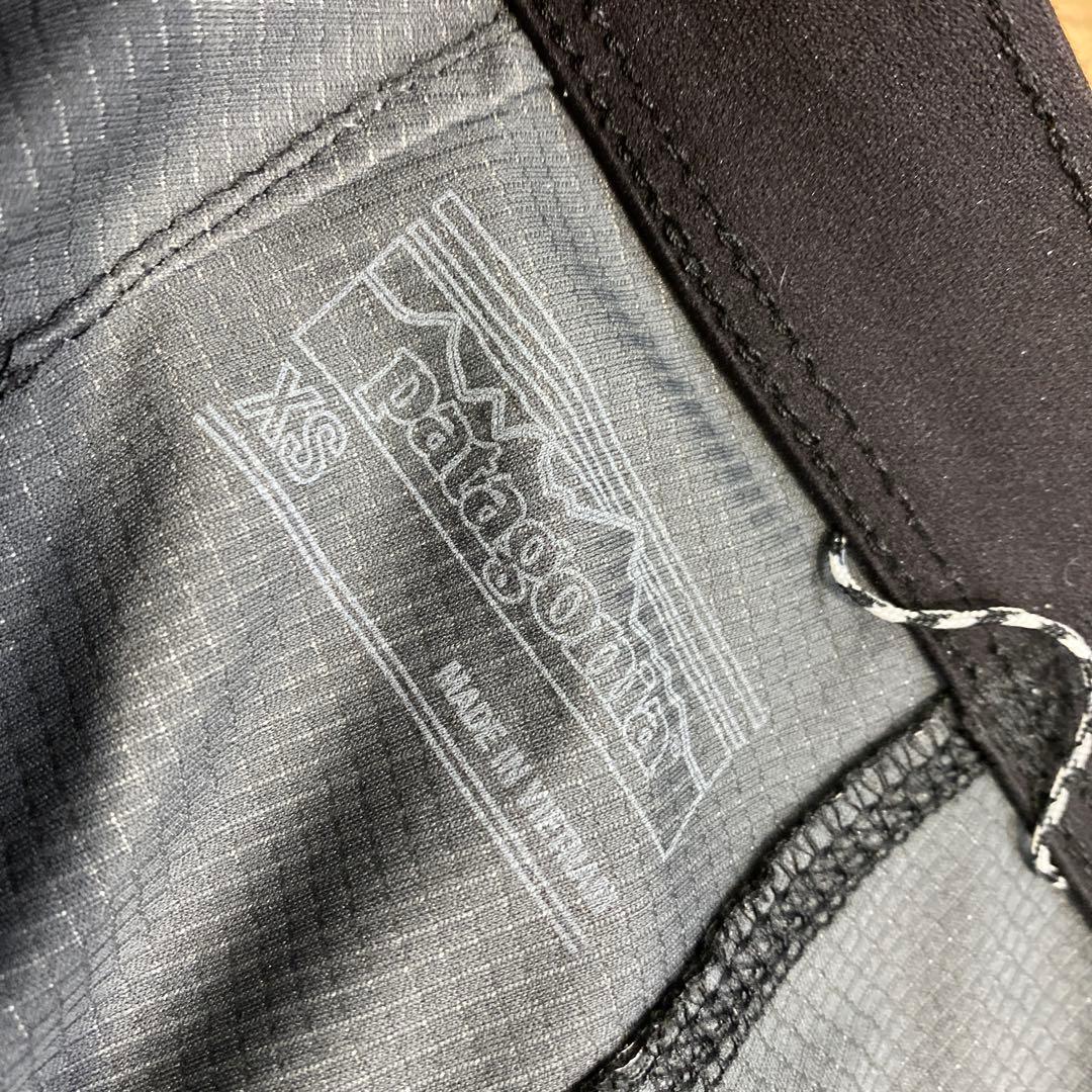 patagonia ウインド シールド パンツ XSサイズ　Black