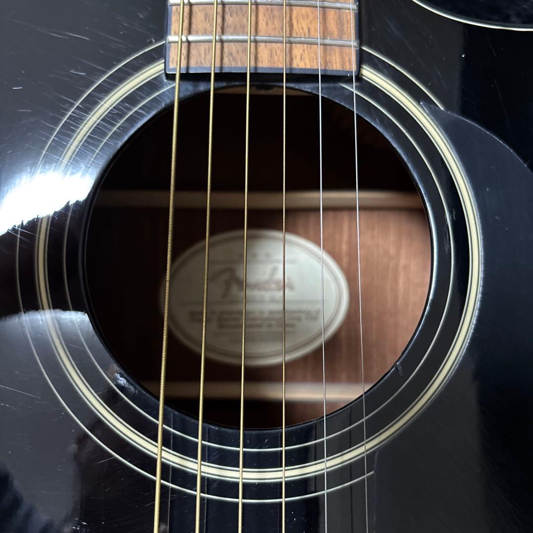 フェンダー CD-60CE BLK エレアコ トップ単板【ハードケース付き】