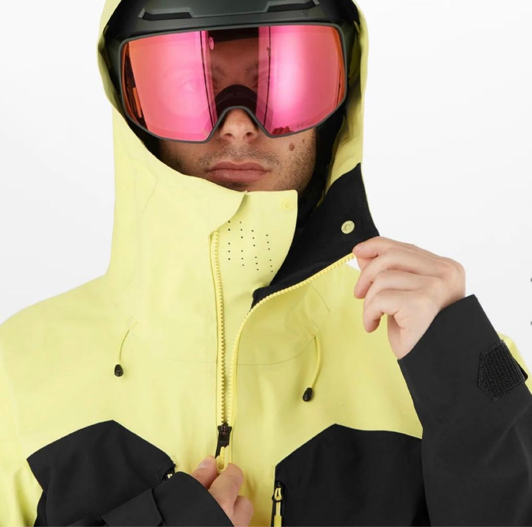 SALOMON ゴアテックス ジャケット イエロー/ブラック