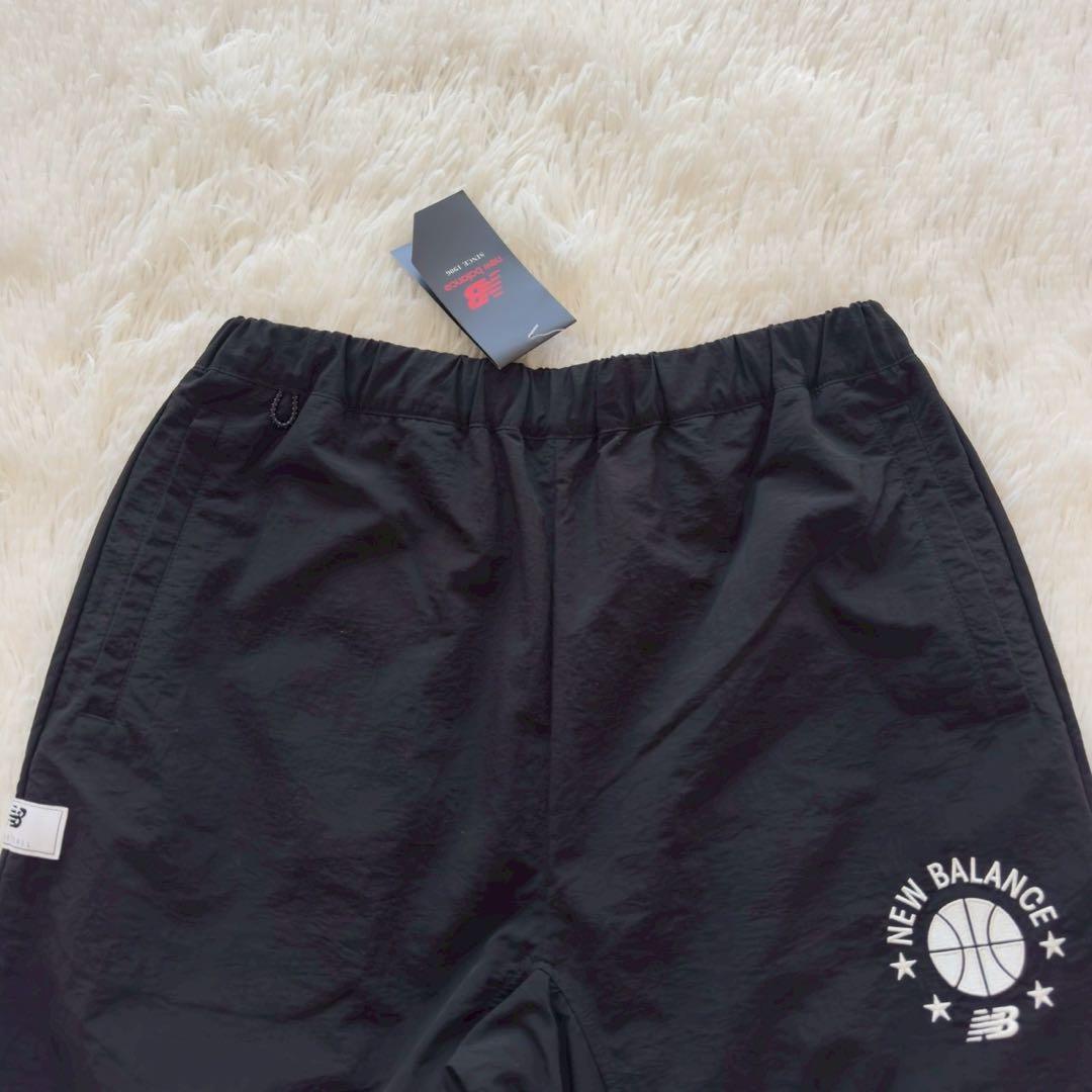 新品タグ付✨New Balance バスケットボール　ウィンドパンツ 黒　M