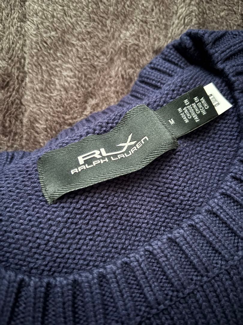 RLX Ralph Lauren クマ刺繍 ニットセーター