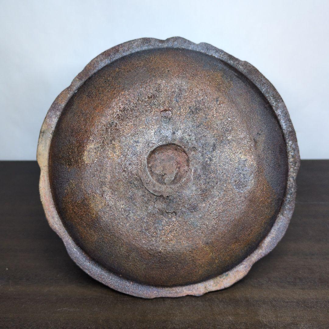 長文堂 桜地紋 鉄瓶 煎茶道具