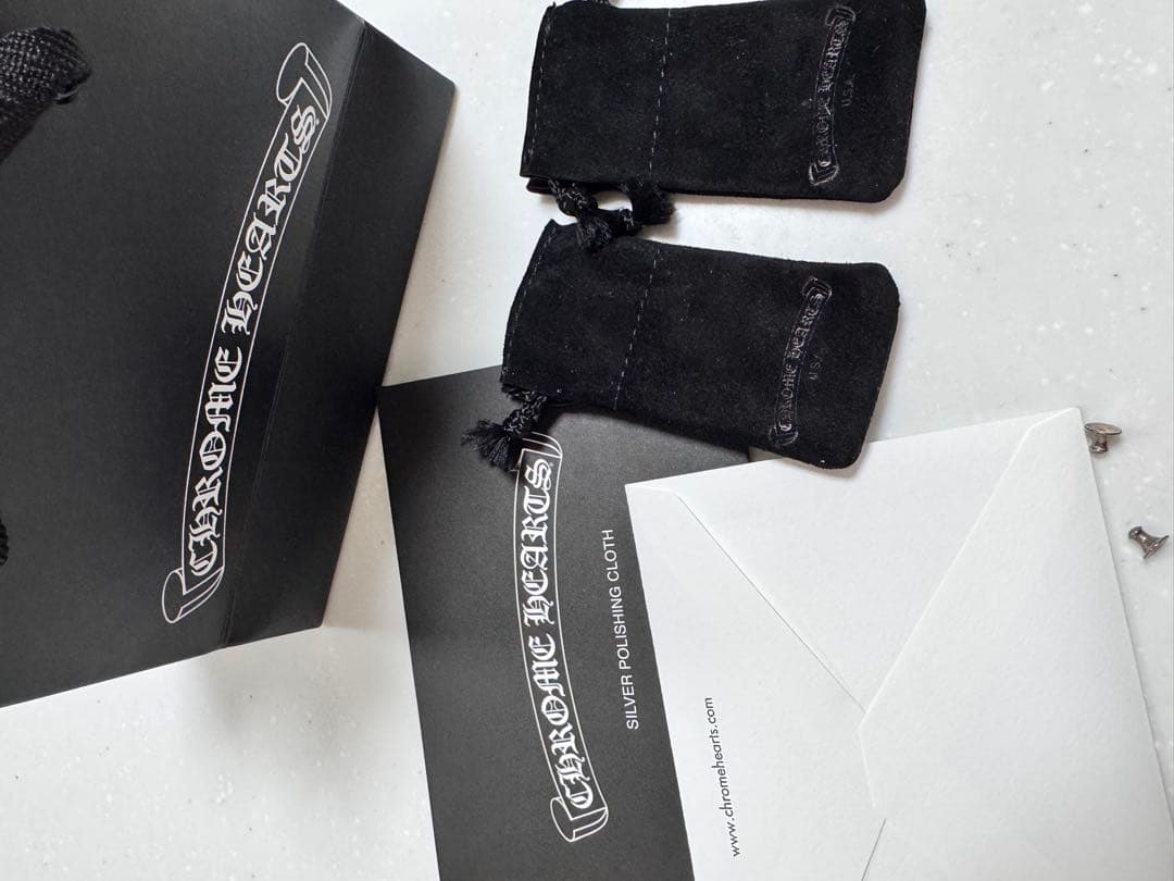 Chrome Hearts タイニー　ドロップ　ピアス　2個