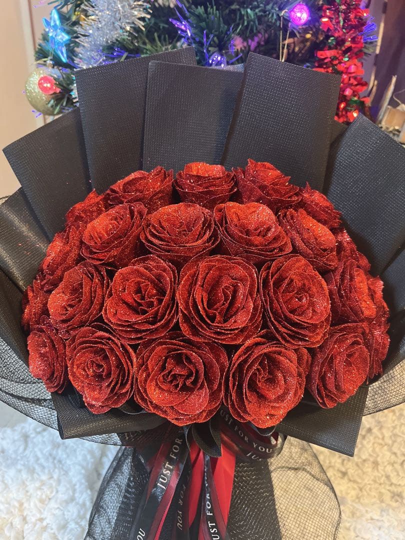 ソープフラワー薔薇 お誕生日 ・記念日 プレゼント 花束