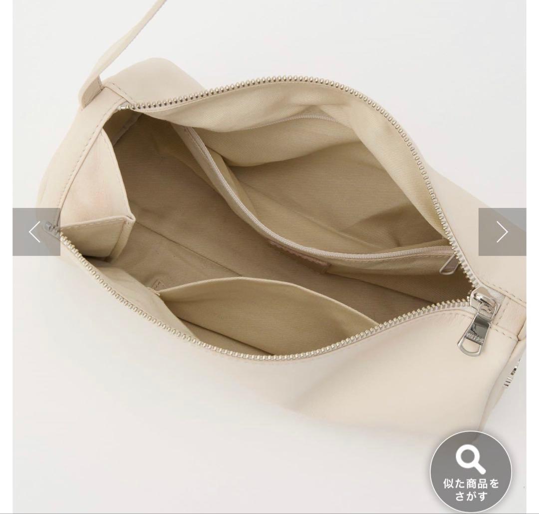 n*a様 ソフトレザーロールショルダーバッグ russet ラシット