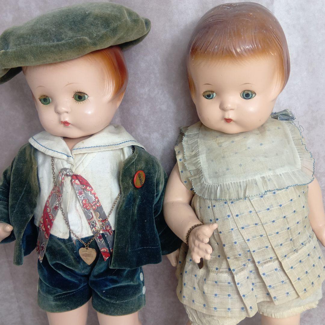 最終♥ふたり仲良しPATSY ANN 2体set アンティークコンポジション