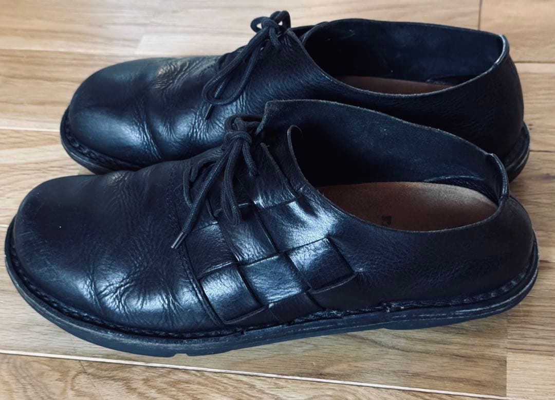 限定値下中 trippen トリッペン ヤード レースアップシューズ 黒