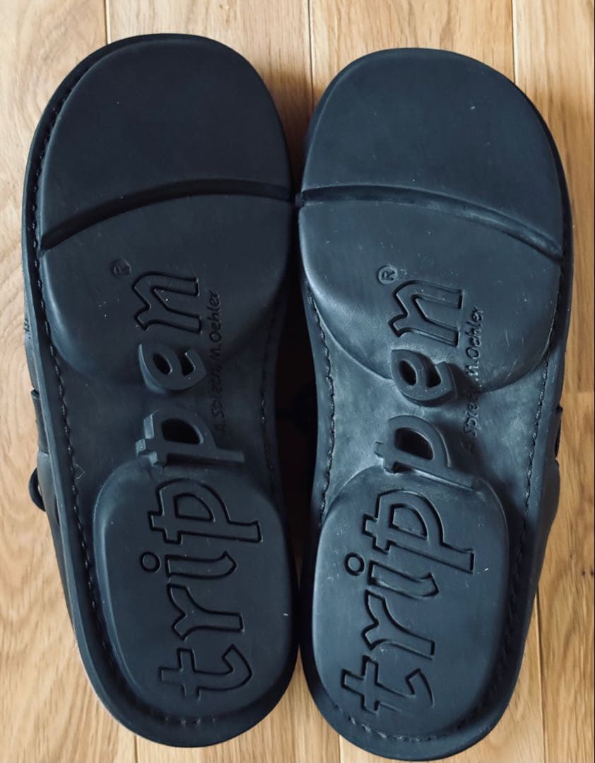 限定値下中 trippen トリッペン ヤード レースアップシューズ 黒