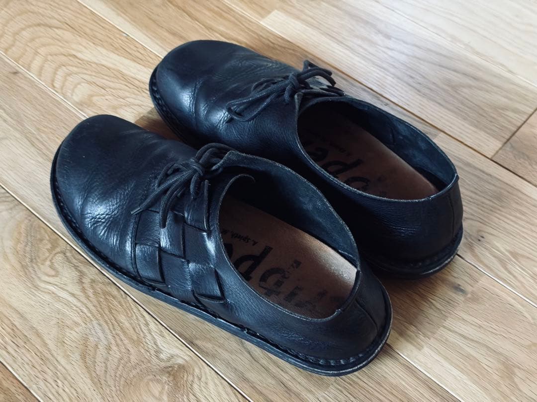 限定値下中 trippen トリッペン ヤード レースアップシューズ 黒