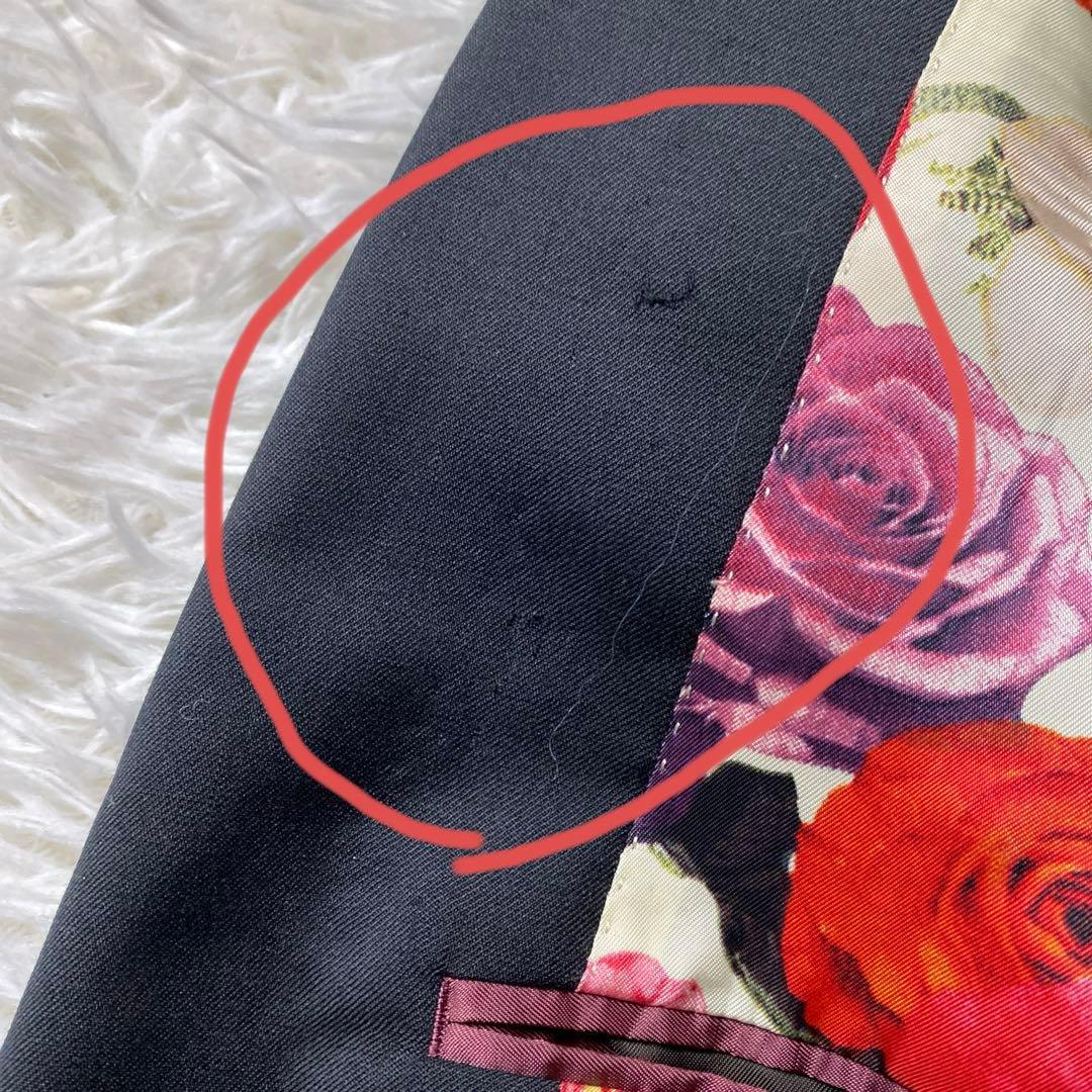 しのかりポールスミス セットアップ　スーツ　花柄　高級生地　ステッチ加工