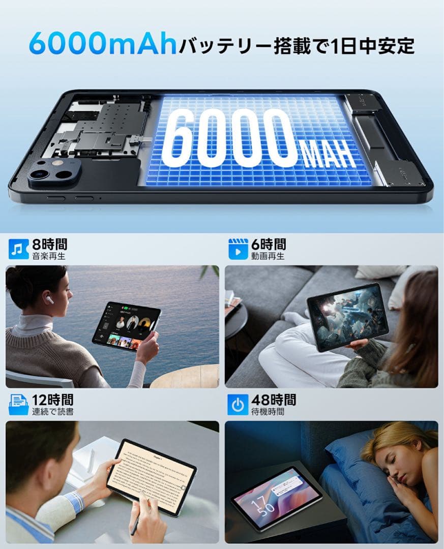 新品　Android 15 タブレット 10.1インチ 12GB/128GB