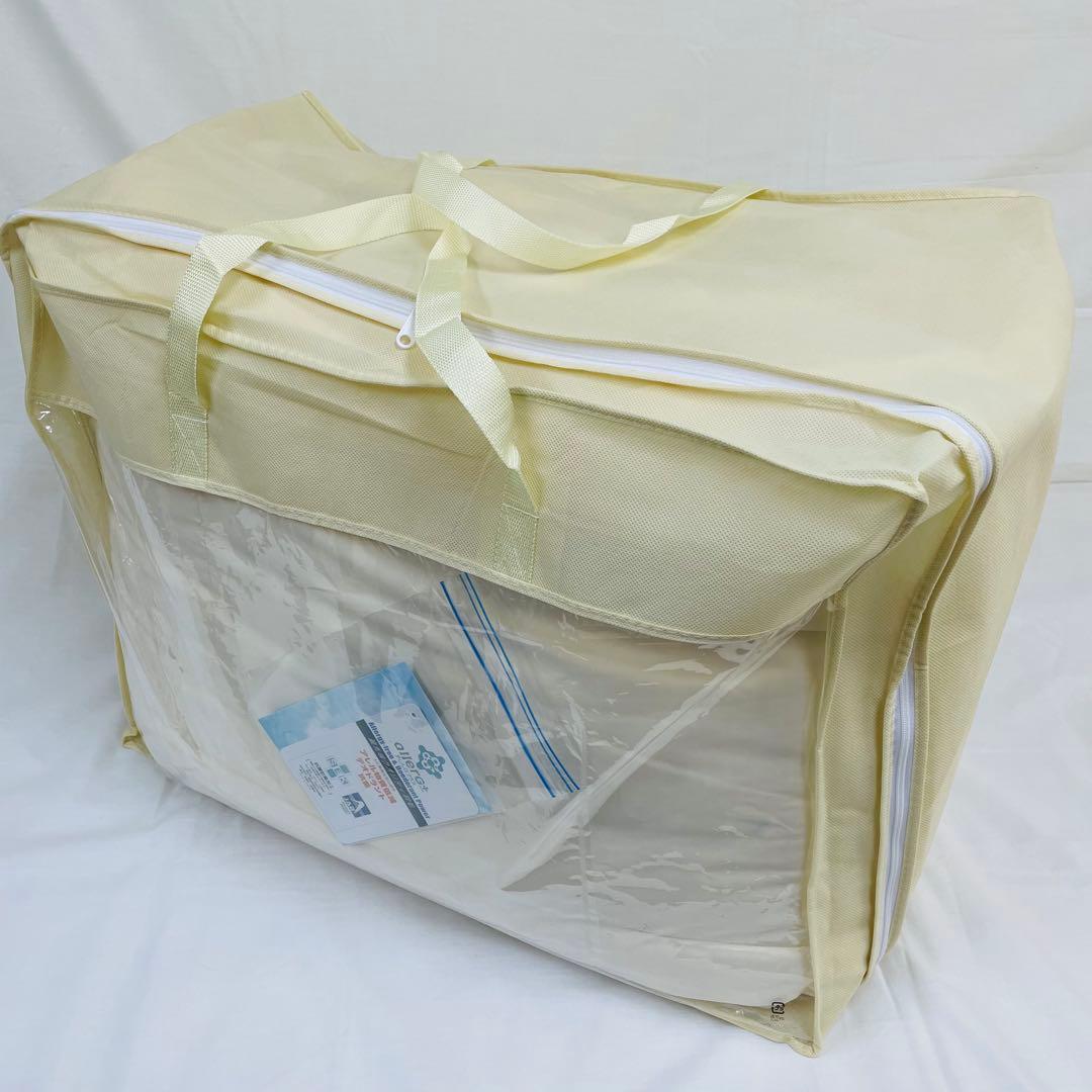 羽毛布団 セミダブル 抗菌防臭羽毛 きなり 170×210cm 日本製