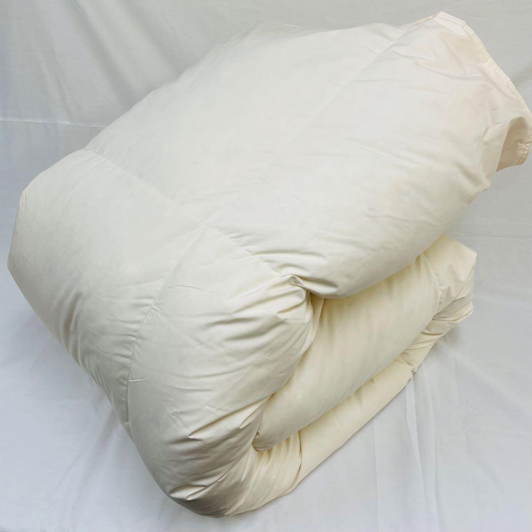 羽毛布団 セミダブル 抗菌防臭羽毛 きなり 170×210cm 日本製