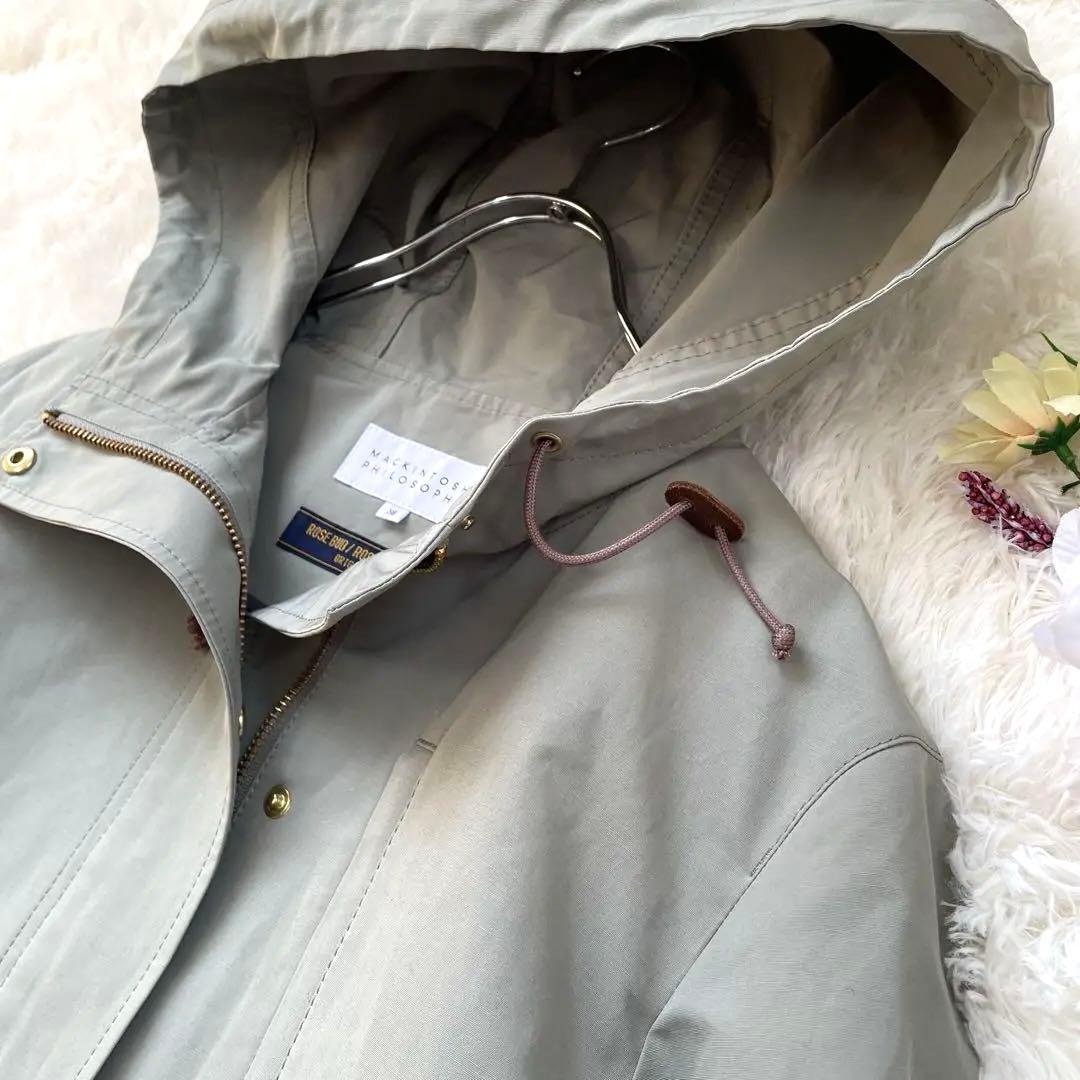 極美品✨マッキントッシュフィロソフィー マウンテンパーカー モッズコート フード