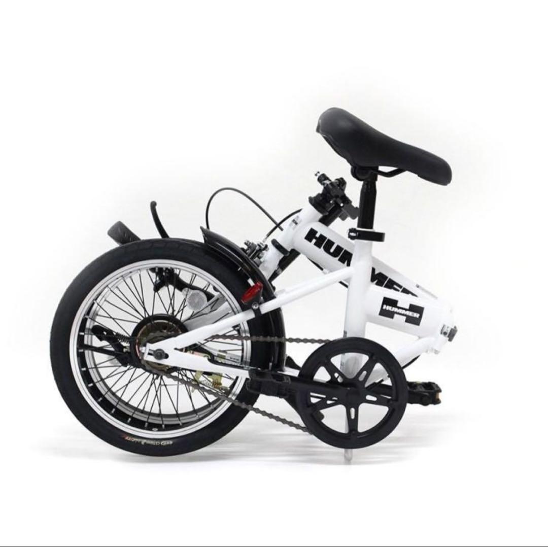 【新品！未開封】HUMMER MG-HM16N-WH 16インチ折りたたみ自転車