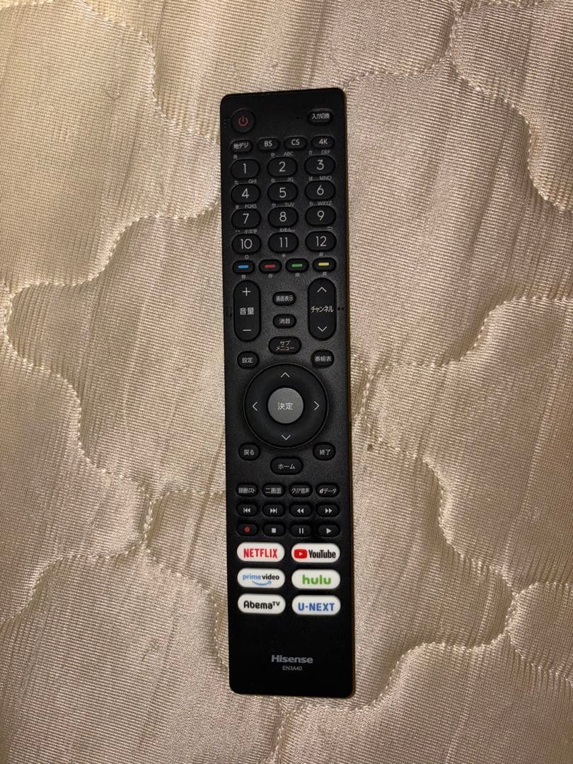 ハイセンステレビ2022年製　65インチ