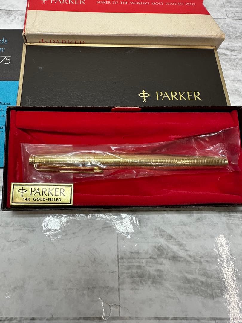 Parker 75 万年筆 ペン先14K刻印 未使用品！！