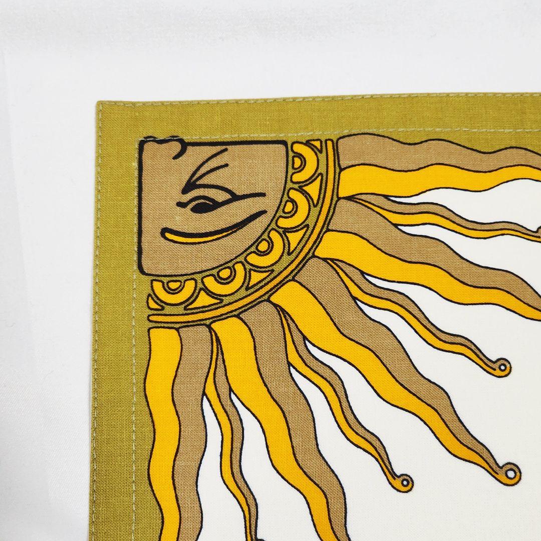 極美品★HERMES★ エルメス ランチョンマット 日時計 太陽 グリーン