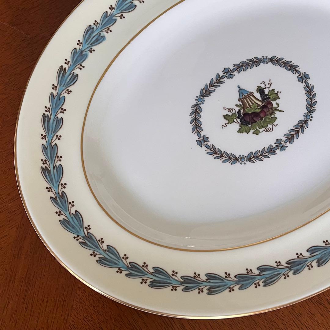 【黒壺美品】英国製　ウェッジウッド★アップルドア★パーティプレート　2枚