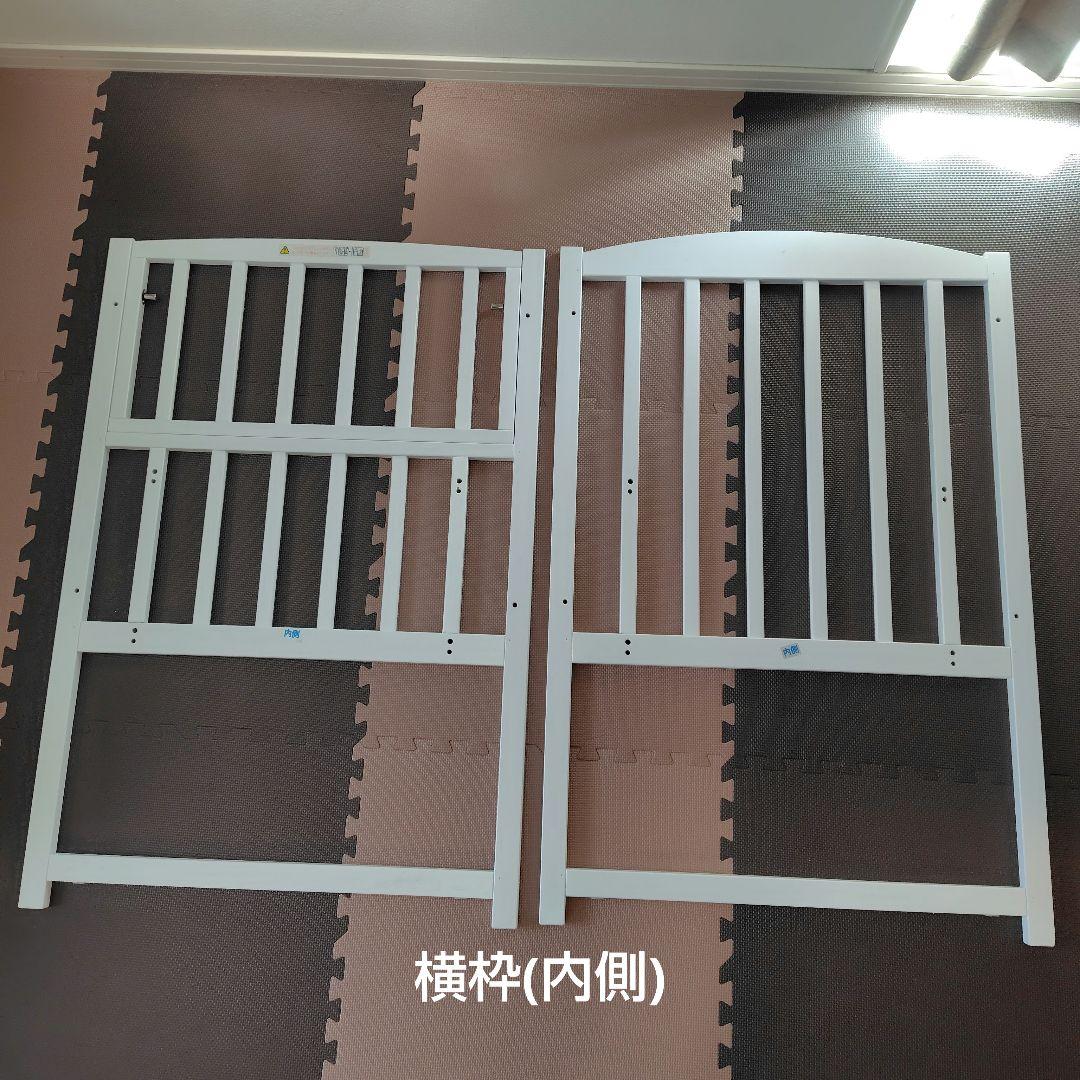 Katoji ハイタイプツーオープンベビーベッド　レギュラーサイズ