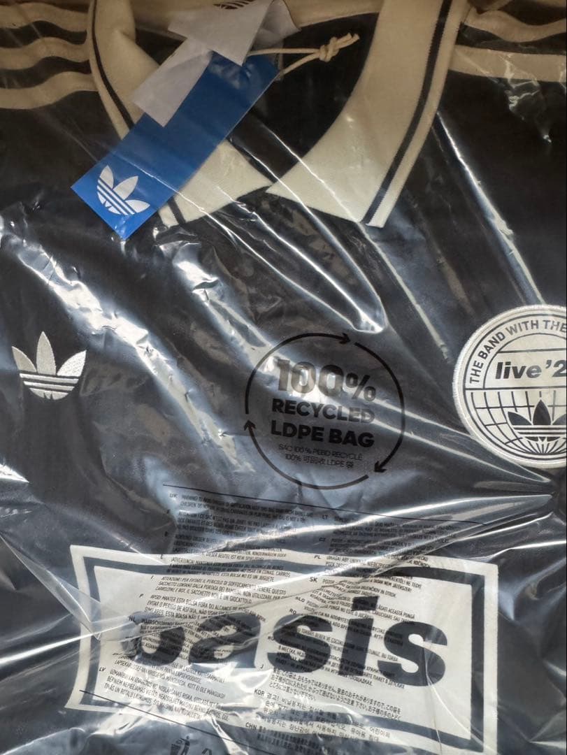 adidas Oasis LIVE 25日本 ツアージャカード ジャージー