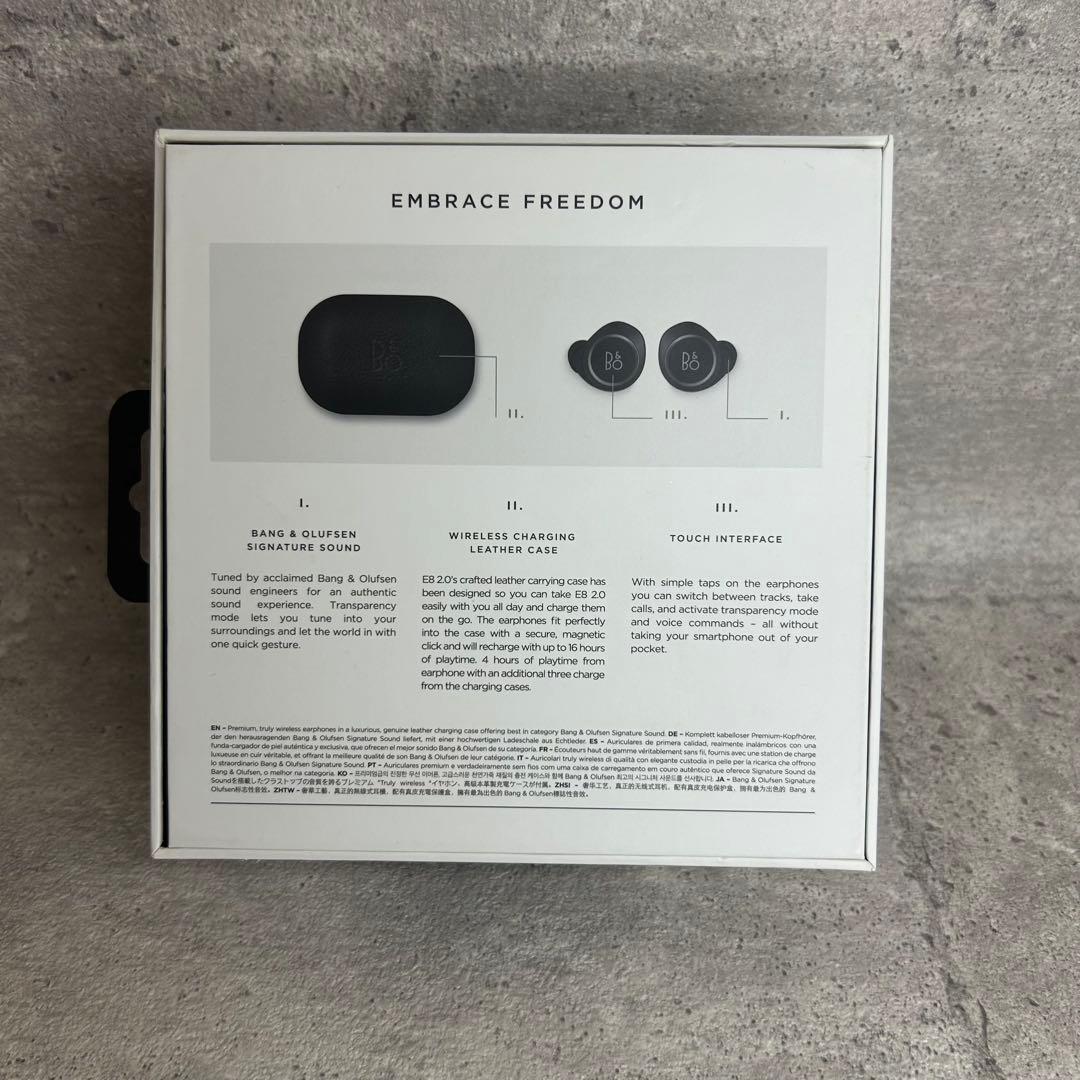 BANG&OLUFSEN Beoplay E8 2.0　ワイヤレスイヤホン 黒