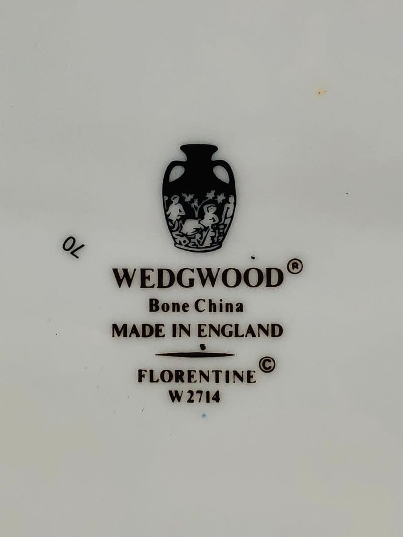 ウェッジウッド フロレンティーン ターコイズ 44cm オーバルプレート