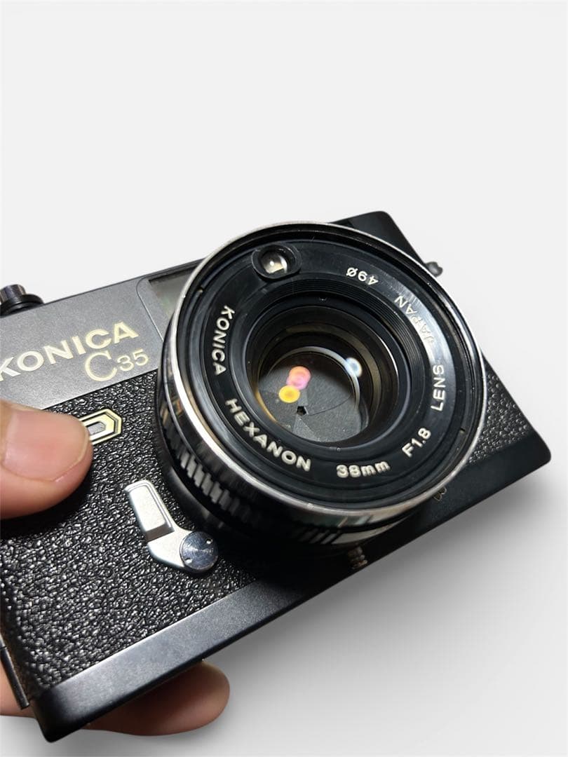 KONICA 型式：C35 FD 38mm F1.8 フィルムカメラ