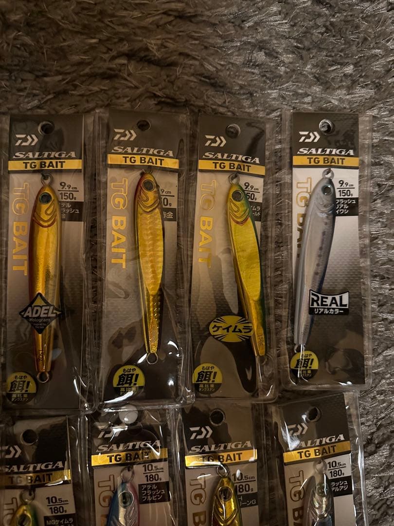 ダイワ　TGベイト　100g〜180g 18個　フックセット