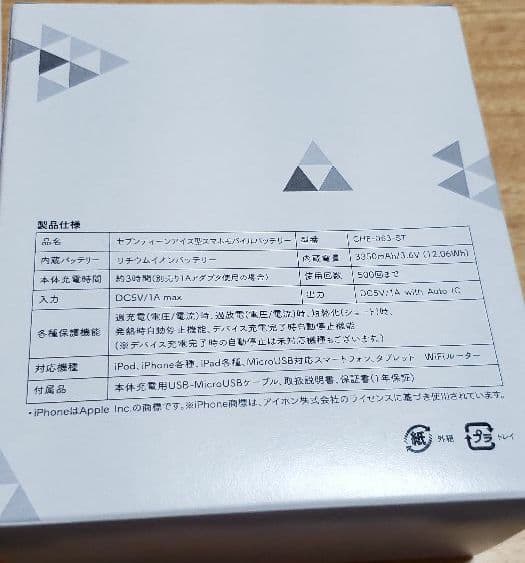 セブンティーンアイス☆グレープシャーベット☆モバイルバッテリー