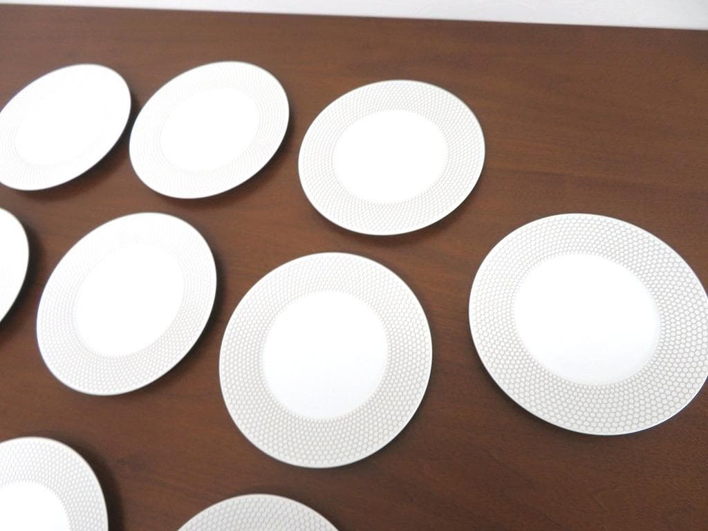 新品　未使用品　クリストフル　マディソン6　皿　プレート　10枚セット