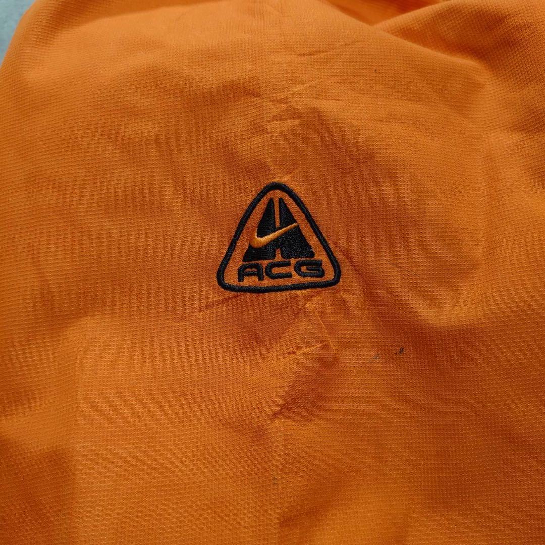 90s古着NIKE ACG マウンテンパーカー切替フードオレンジK137