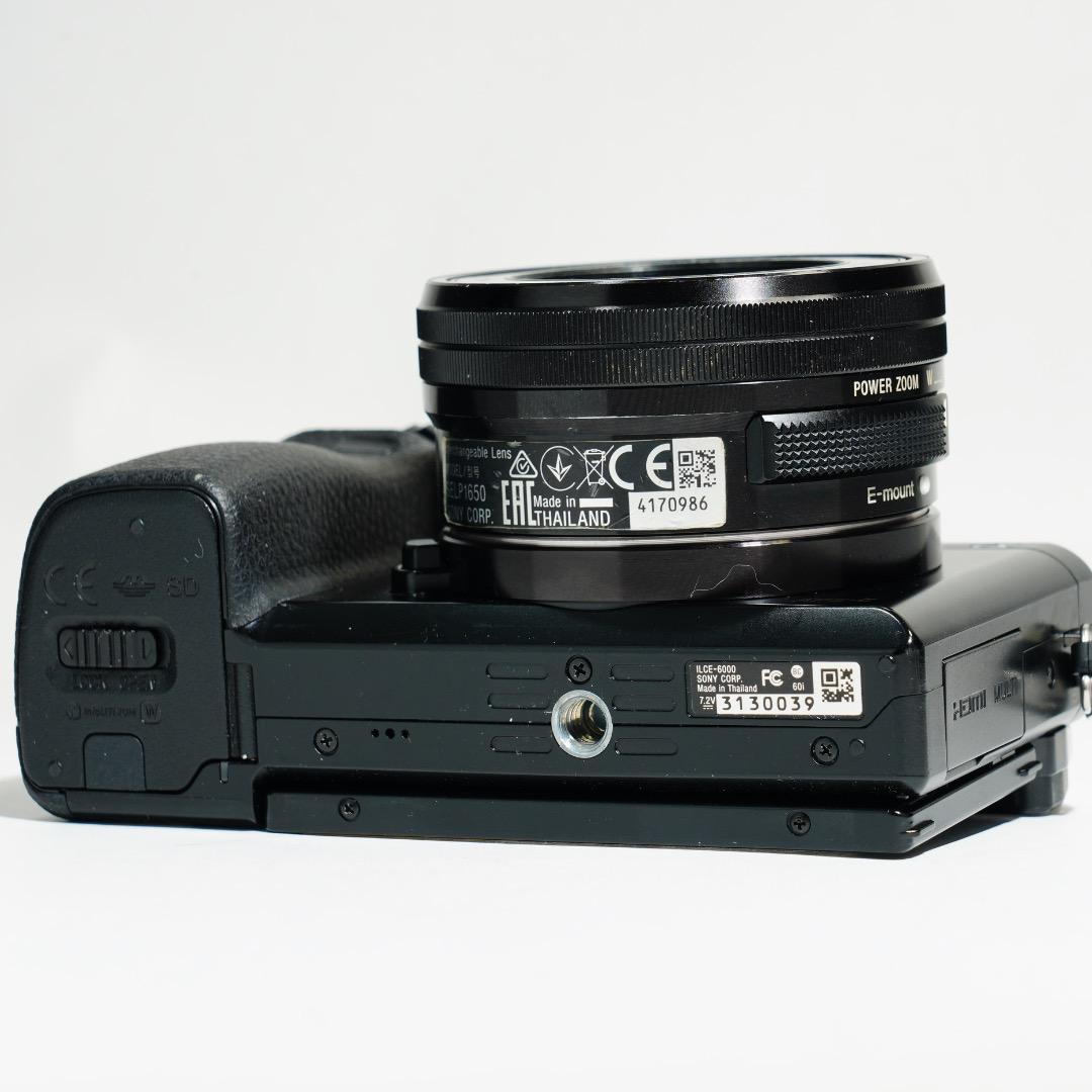 【美品】SONY ミラーレス α6000 ILCE-6000 ブラック 制限解除