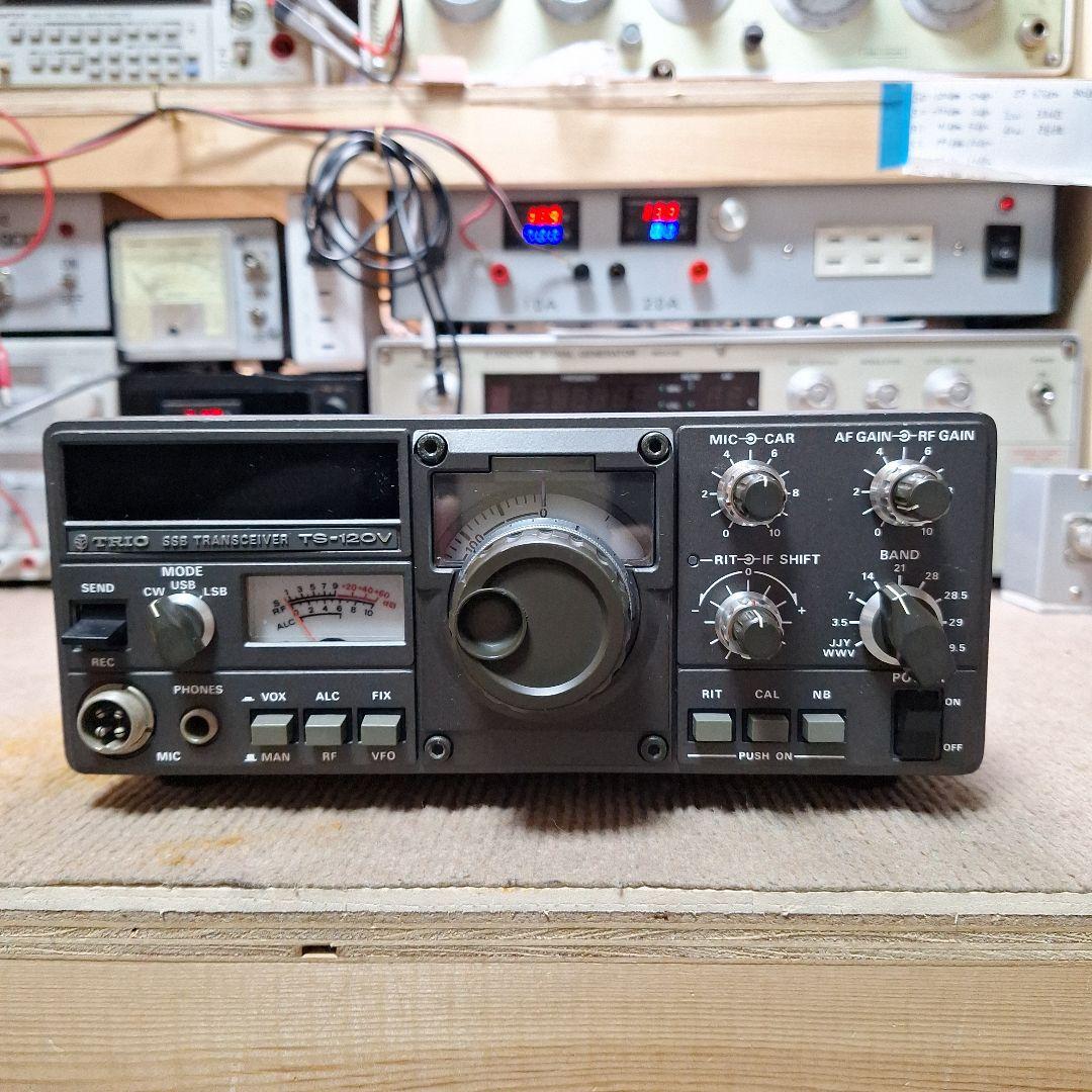 ケンウッドTS-120Vの修理品+マイク+DCコード+取説(コピー)