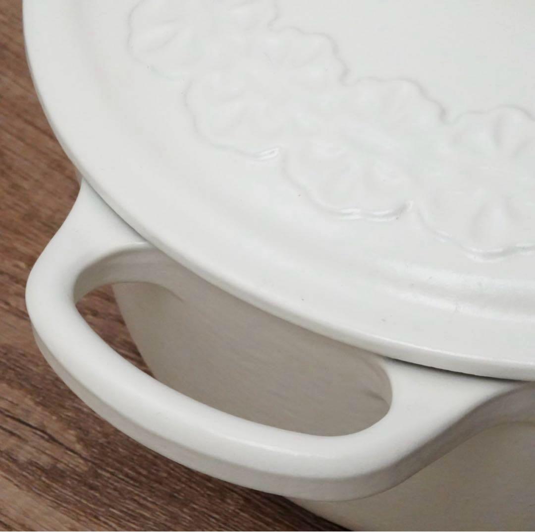【美品】LE CREUSET　シグニチャーココット ロンド コットン　20cm