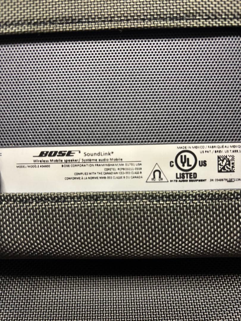 (N436)Bose SoundLink ワイヤレススピーカー 専用ケース付き