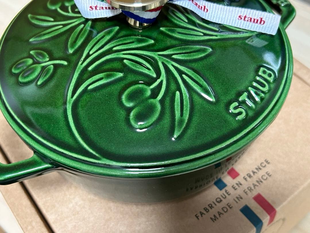 ストウブ　ワナベ Wa-NABE S オリーブ 16cm バジルグリーン