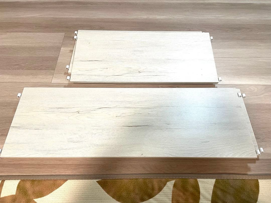 ニトリ突っ張り壁面収納Nポルダ　80cmワードローブ60cmセット