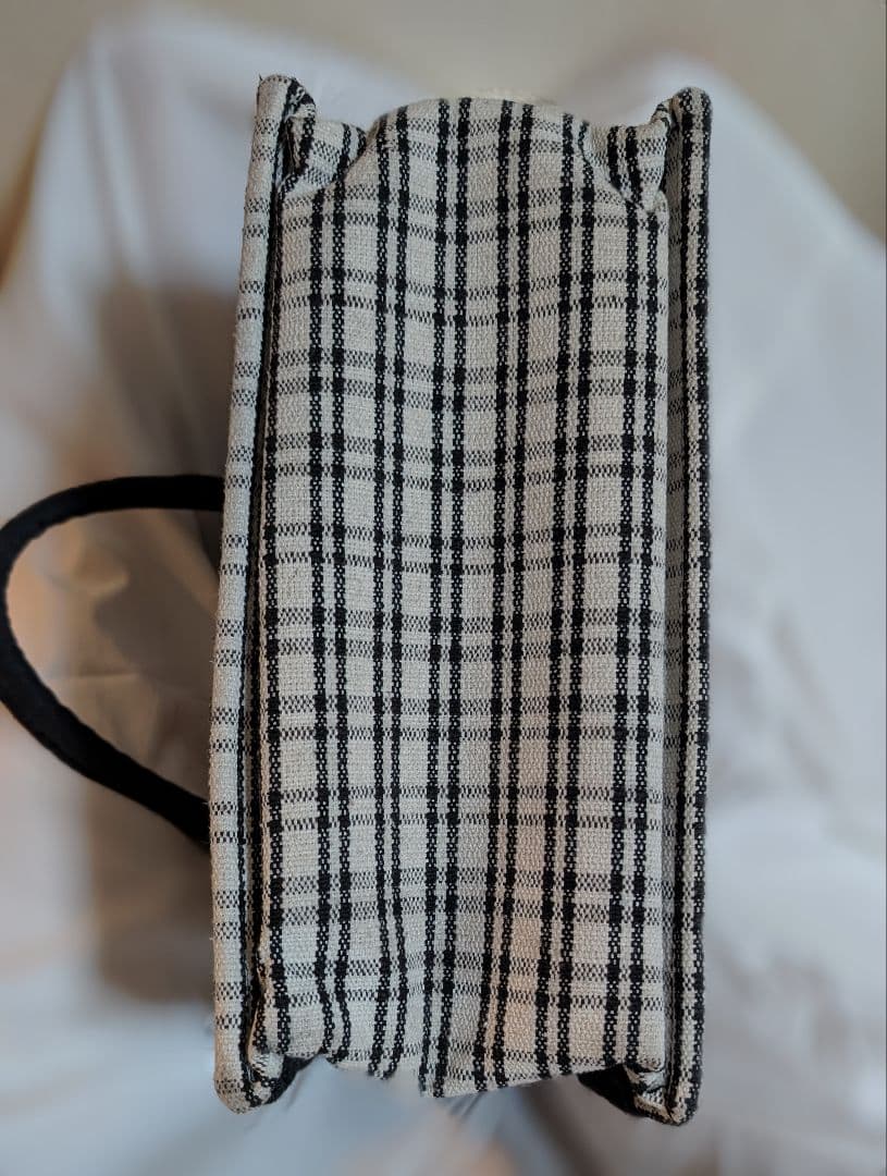 Darich 白黒 チェック トートバッグ ノベルティ