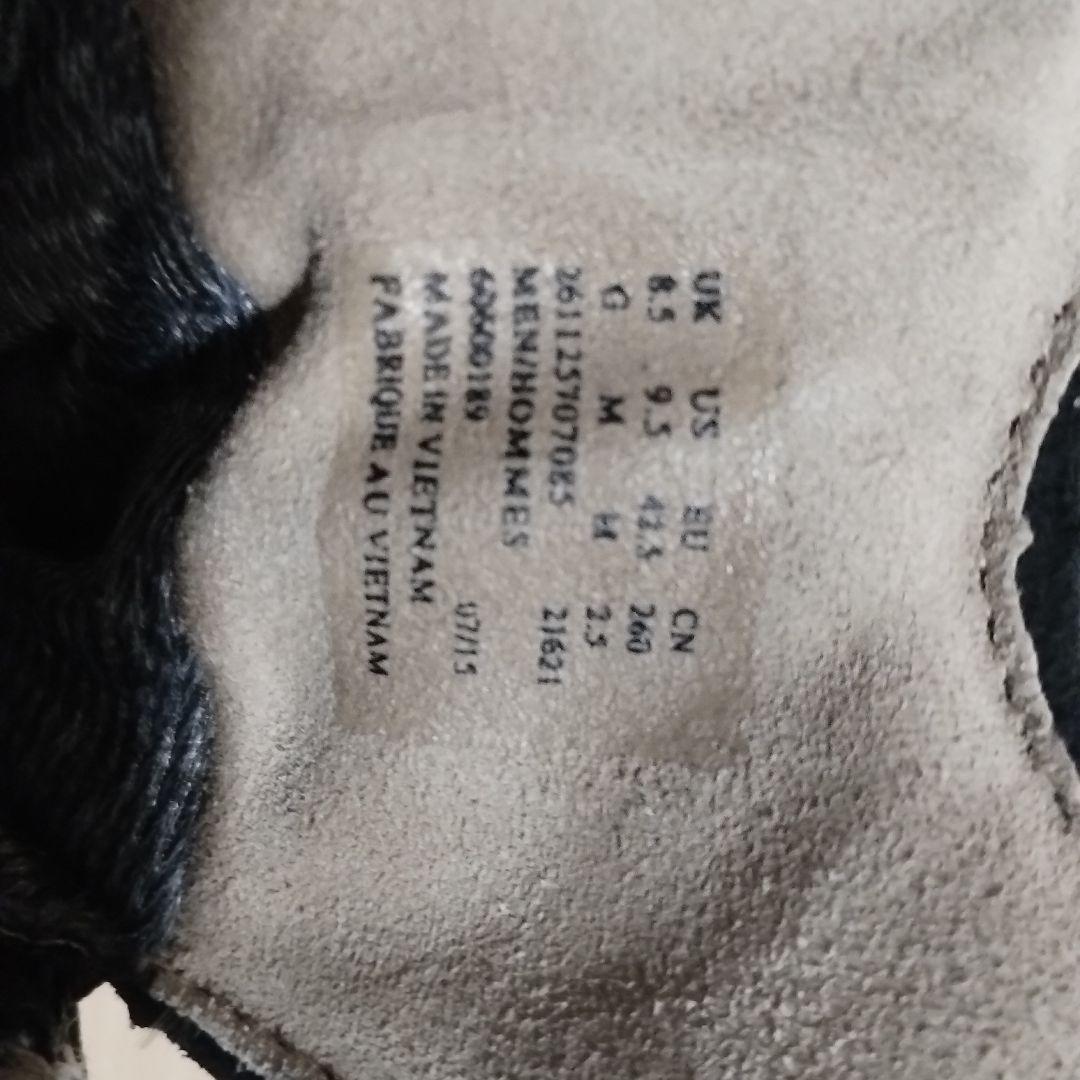 クラークス ゴアテックスレザーブーツ 黒