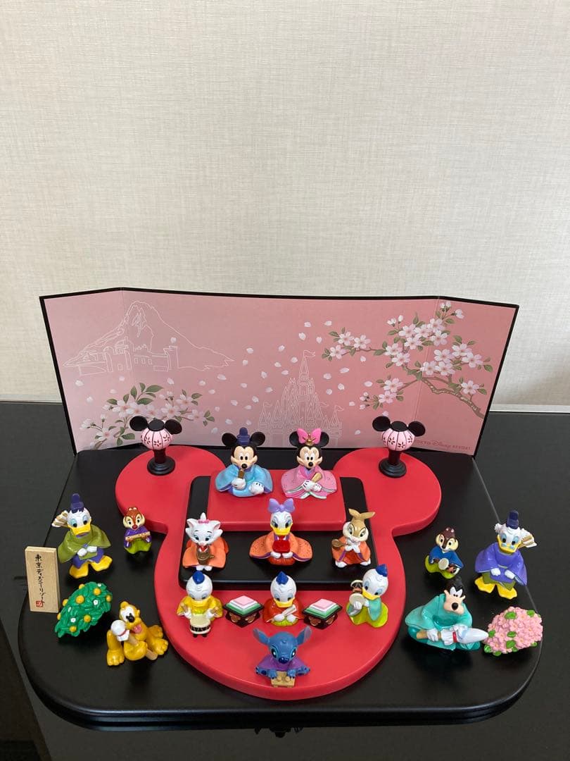 ディズニーひな人形セット　東京ディズニーリゾート雛人形　フィギュア　ひな祭り