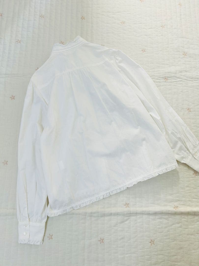 ピンクハウス　リボンタイ　ブラウス　長袖　2023 綿