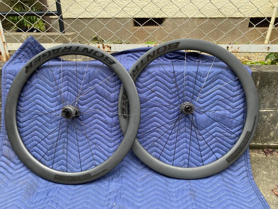 【美品】ボントレガー Aeolus エリート50 TLR ディスクホイール