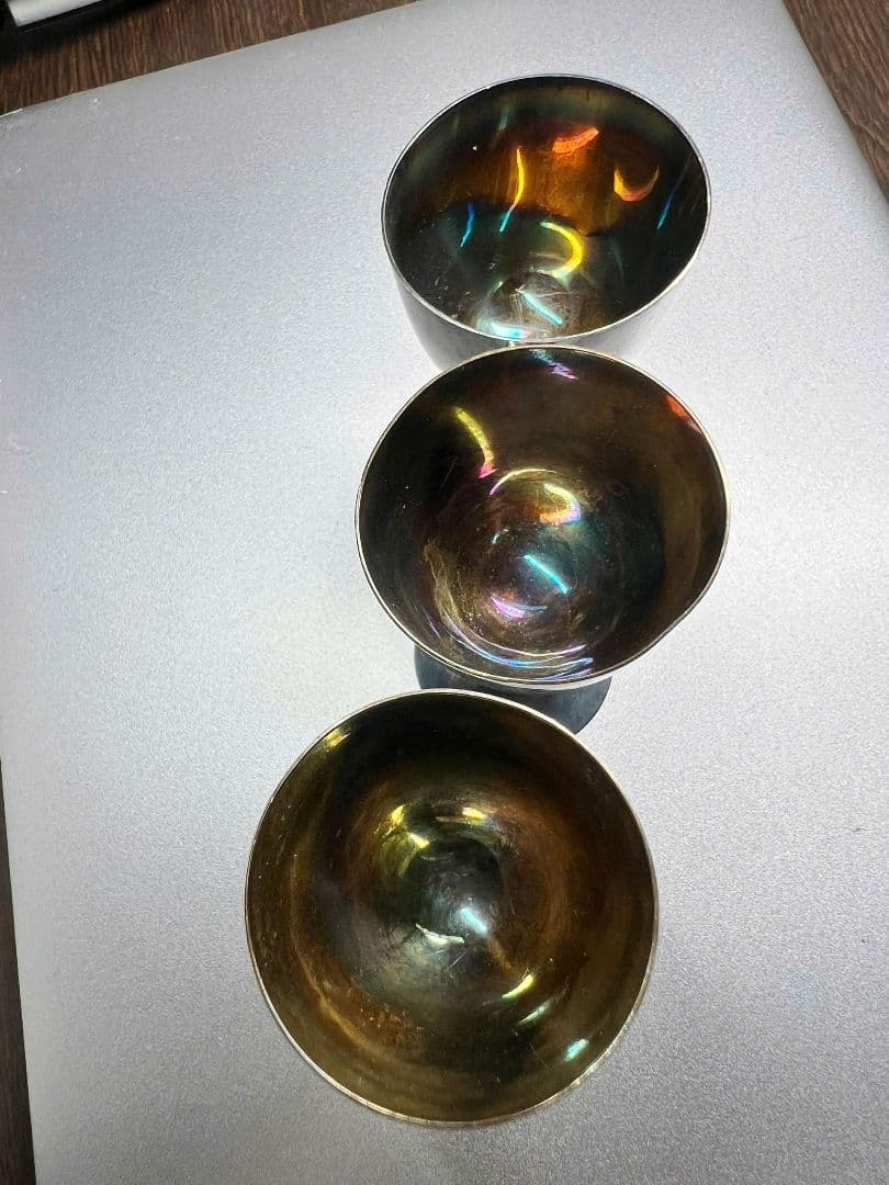 アンティーク　純銀製　ワイングラス 113,2g