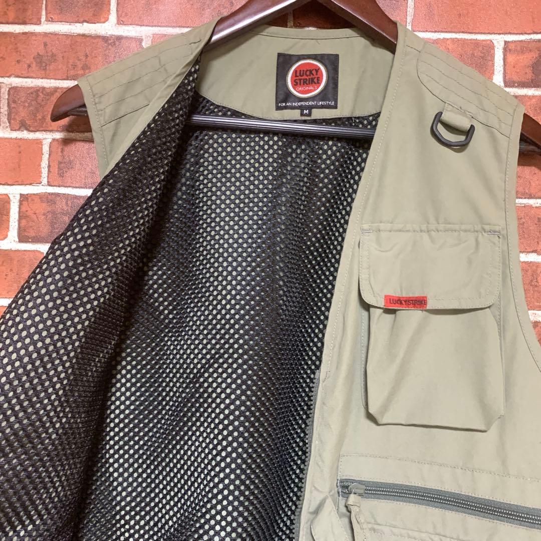 【希少】LUCKY STRIKE★ラッキーストライク★フィッシングベスト★企業物